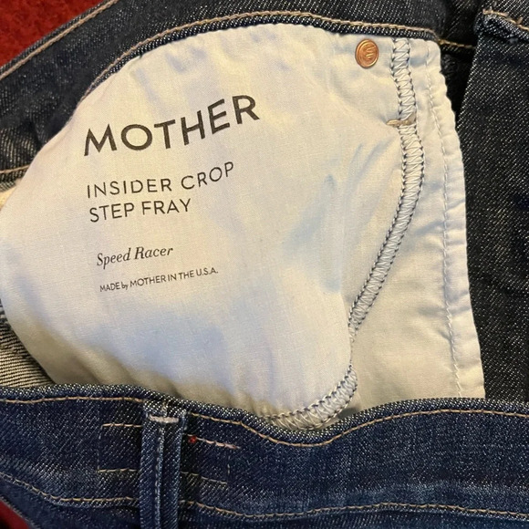 MOTHER Insider Crop Step Fray Speed Racer Jeans - Picture 8 of 13